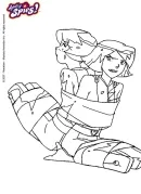 Totally Spies kleurplaat 16